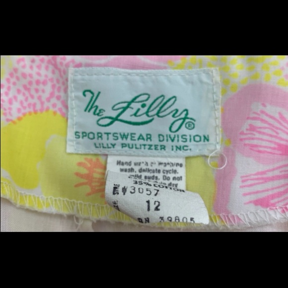 Lilly Pulitzer Size 8 Yellow Print Skirt - Picture 4 of 4